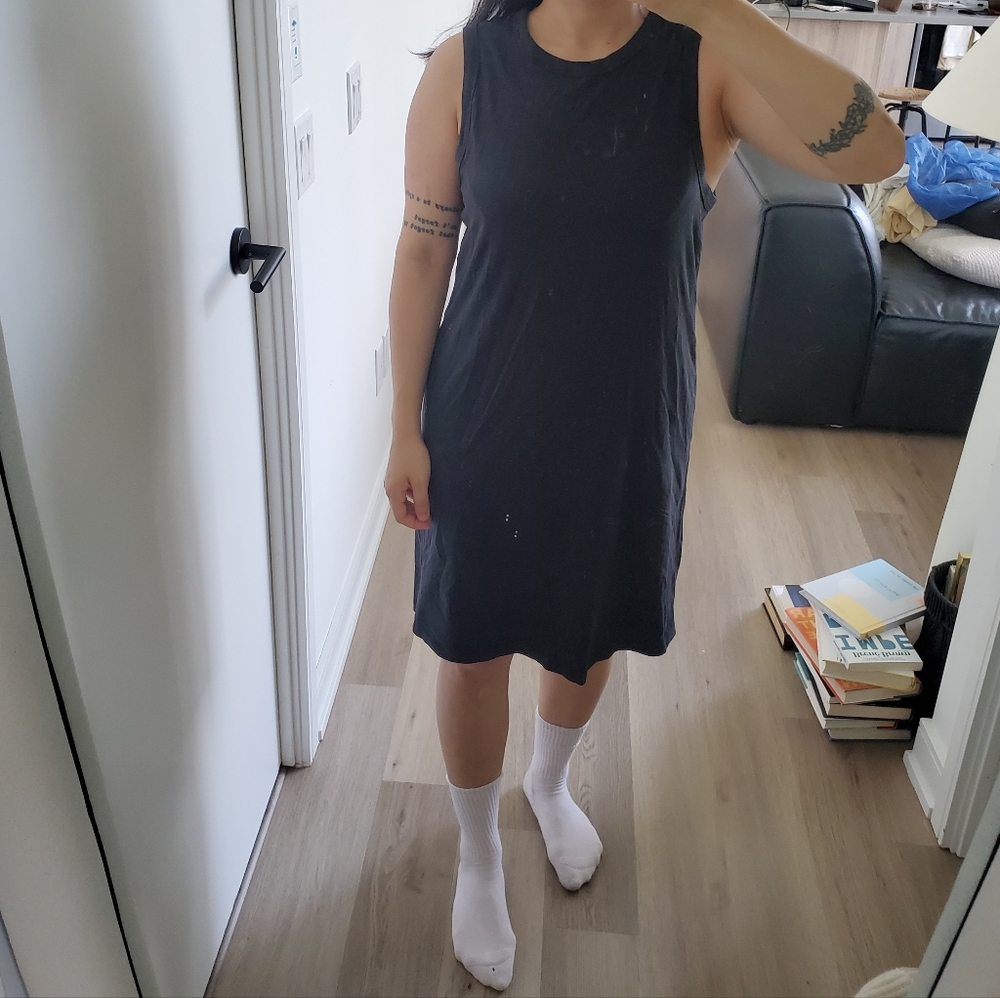 Lululemon Athletica Black Midi Dress